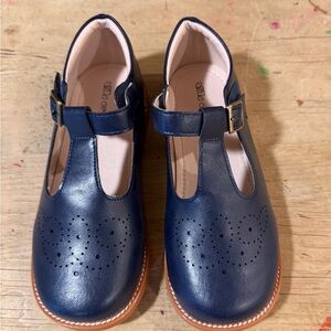 Elegant Navy Kids Dress Shoes